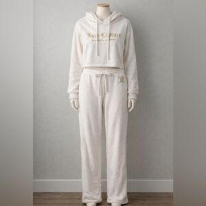 Juicy Couture Blush Pink Plush 2-Piece Lounge Set NWT~(M)